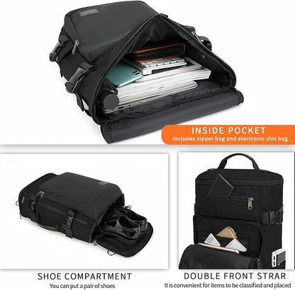 Kalesi Gym Duffle Bag Backpack 4-Way Waterproof with Shoes Compartment for travel Sport Hiking laptop