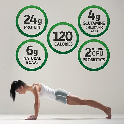 Garden of Life SPORT Whey Protein Powder Vanilla, Premium Grass Fed Whey Protein Isolate plus Probiotics for Immune System Health, 24g Protein, Non GMO, Gluten Free, Cold Processed - 20 Servings