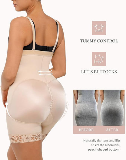 FeelinGirl Faja Body Shaper Tummy Control Shapewear for Women Butt Lifter Post Surgery Fajas Postparto Para Mujer