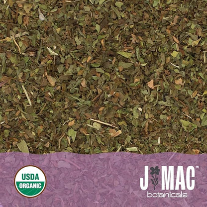J Mac Botanicals Organic Spearmint tea loose leaf