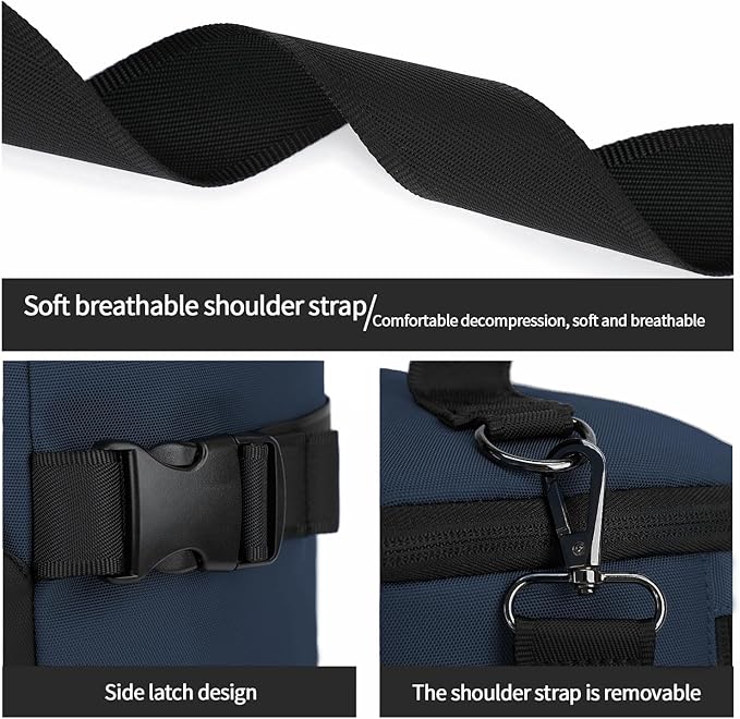 Kalesi Gym Duffle Bag Backpack 4-Way Waterproof with Shoes Compartment for travel Sport Hiking laptop