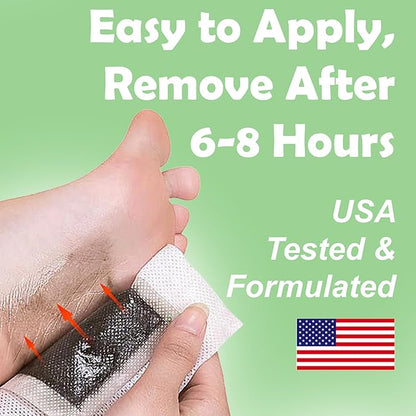 100 Turmeric & Ginger Foot Pads | Premium Pads to Feel Better, Sleep Better & Relieve Stress | Organic Foot Patches