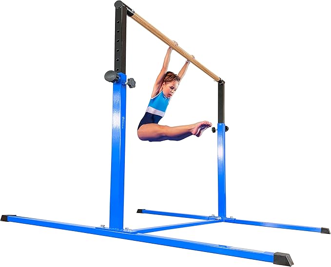 4FT/5FT Gymnastic Bar Set Gymnastics Horizontal Bar Gymnastics Kip Bar for Kids Home Use