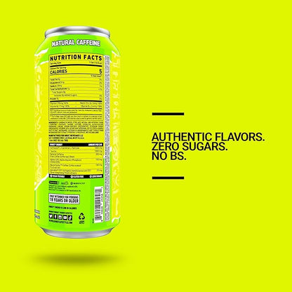 GHOST Energy Drink - 12-Pack, Citrus, 16oz Cans - Energy & Focus & No Artificial Colors - 200mg of Natural Caffeine, L-Carnitine & Taurine - Gluten-Free & Vegan