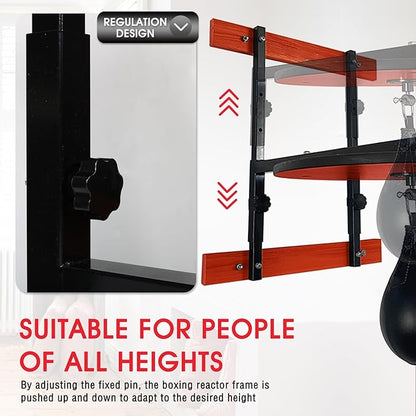 INNOLIFE Adjustable Speed Bag Platform Heavy Duty Wall Mount Speed Bag Platform Kit 24" with Speed Ball for Boxing Training Workout Fitness Stress Relief
