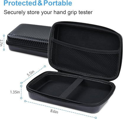 Handeful Grip Strength Tester Trainer - Dynamometer Handgrip Measurer Meter, Handheld Strengthener Exerciser for Sports, School, and Home Use (198Lbs / 90Kgs)