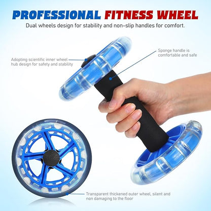 Household Appliances Exercise Abdominal Roller Workout Roller Abs Ab Fitness Roller Yellow Equipment Fitness Device Fitness Wheel Ab Wheel Dumbbel Ab