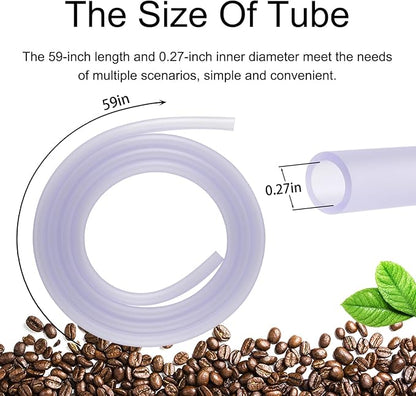 Enema Bag Kit with 5ft Hose Coffee Enemas at Home Water Shower Douche Colon Detox Cleanse Kit with Tubing, Tips, Clamp and Hook