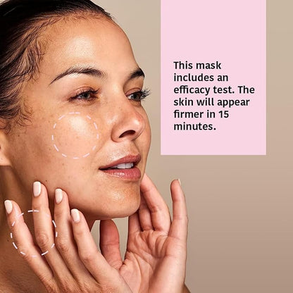 IROHA NATURE Face Masks - Packs for Better Skin (Pack of 5, Anti-Aging Face & Neck Tissue Mask with Collagen (96% Natural Ingredients))