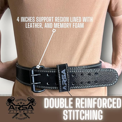 Leather Weightlifting Belt for Powerlifting