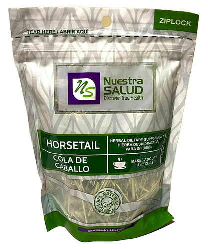 Horsetail Tea Cola de Caballo Hierba Herbal Tea Zip-Lock Bag (30g) 1.06oz- 100% Natural and Caffeine Free Detox