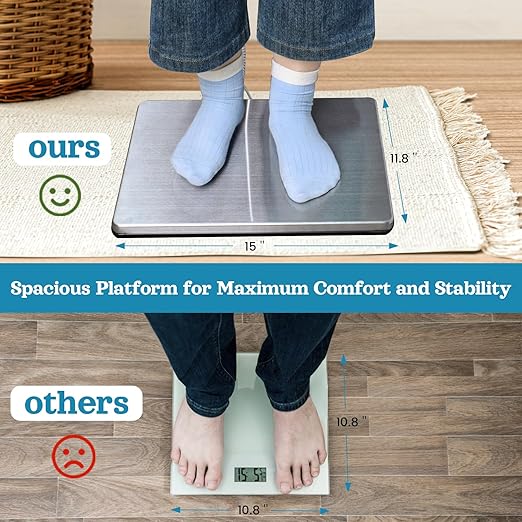 Extra-Wide High Accuracy Digital Physician Scale (440 lb / 200 kg Capacity) + Professional Wall-Mounted Stadiometer (24-82 in / 60-210 cm) - Ideal for Home, Office, Hospital, Gym & Bariatric Use