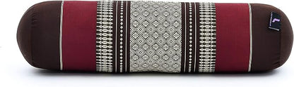 Leewadee Small Yoga Bolster – Shape-Retaining Cervical Neck Roll, Tube Pillow for Comfortable Reading, Kapok Filling, 22 x 6 x 6 inches