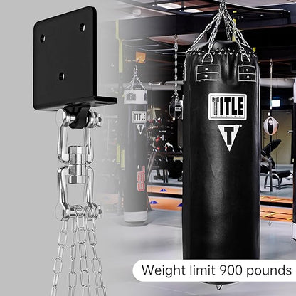 Heavy Bag Hanger for Heavy Bag Beam Mount 360° Rotation Boxing Bag Ceiling Mount I-Beam Punching Bag Hanger Beam Mount Hooks Fit Hanging Punching Bags and Swings (700 LB Capacity)