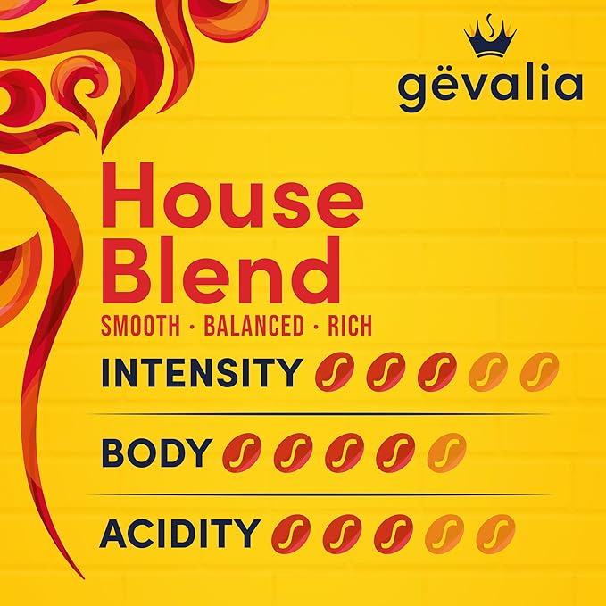 Gevalia House Blend Medium Roast Ground Coffee (12 oz Bag)