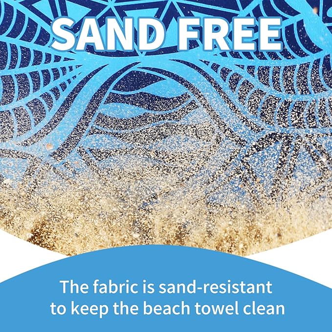 2 Pack Lightweight Thin Beach Towel Oversized 71"x32"