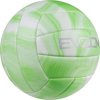 EVZOM Super Soft Volleyball Beach Volleyball Official Size 5 for Outdoor/Indoor/Pool/Gym/Training Premium Volleyballs Equipment Durability Stability Sports Ball