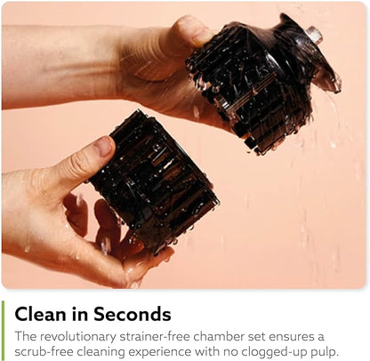 Hurom H310 Easy Clean Slow Juicer, Lavender | Compact | Quiet Motor | Hopper Fits Whole Produce | Scrub Free | Easy Assembly | Cold Press Masticating Juicer