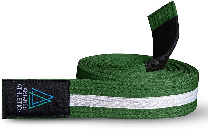 Brazilian Jiu Jitsu Belts Preshurunk Martial Arts Youth BJJ Belts for Girls & Boys with BJJ Ranking Stripes