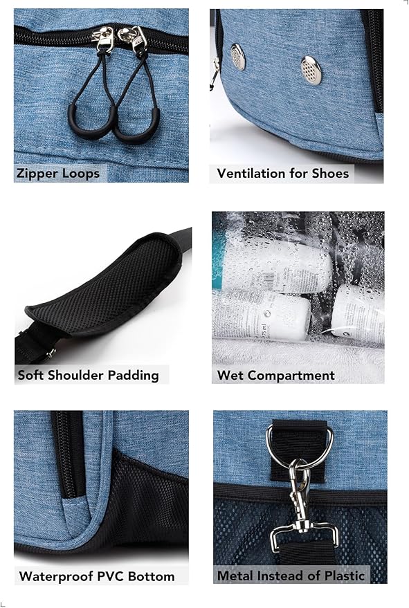 Fitgriff® Gym Bag for Men & Women with Shoe & Wet Compartment - Duffle Bag for Travel, Sports, Fitness & Workout