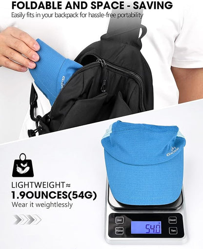 GXCROR Performance Baseball Cap for Men & Women - UPF 50+ Running Hat, Lightweight Quick-Dry Sports Hat for Golf, Hiking, Gym