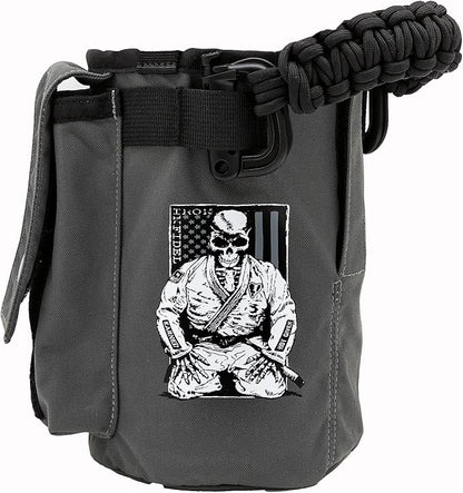 Iron InfideI Battle Bottle Sleeve - 64 oz and 32 oz Water Bottle Sleeve Only for Half Gallon 1L Steel Water Bottle | Rugged Cover with Molle for Versatile Design with Storage for Phone, Wallet & Keys