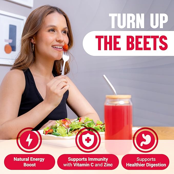 JUCE Reds Organic Superfood Powder - Garden Berry Flavor | Fruit & Veggie Powder for Everyone w/64 Immune Boosting Superfood Plus Probiotics for Gut Health | 20 Servings (230g)