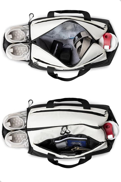 Fitgriff® Gym Bag V2 for Men and Women with Shoe & Wet Compartment - Duffle Bag for Travel, Sports, Fitness and Workout