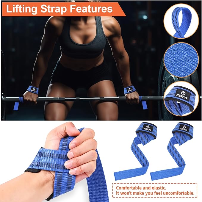 12Pcs Foam Barbell Pad Set for Squats 1 Gym 1 Carry 2 Lifting 2 Ankle 3 Ankle 3 Hip