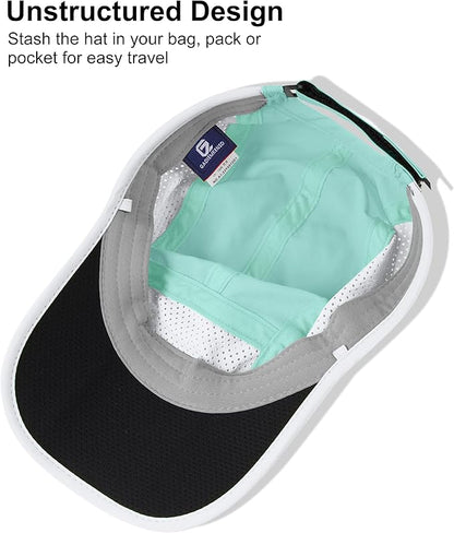 GADIEMKENSD Mens Folding Outdoor Hat Long Brim UPF 50+ Sun Protection