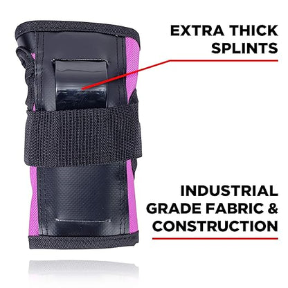 187 Killer Pads Six Pack Pad Set, Elbow Pads, Knee Pads, and Wrist Guards - Ideal for Skateboarding, Roller Skating, and Inline Skating