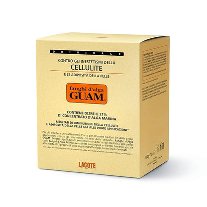 Guam Anti-Cellulite Hot Seaweed Mud ORIGINAL FORMULA | Sculpting Body Wrap To Remove Cellulite, Skin Tightening Treatment For Thighs And Legs, Inches Reduction, 1000 gr