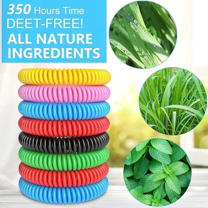 15 Pack Mosquito Repellent Bracelets