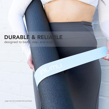 Numu Yoga Mat Strap Slap Band - Easy Snap On to Keep Exercise Mat Tightly Rolled and Secured for Yoga Mat Storage and Travel