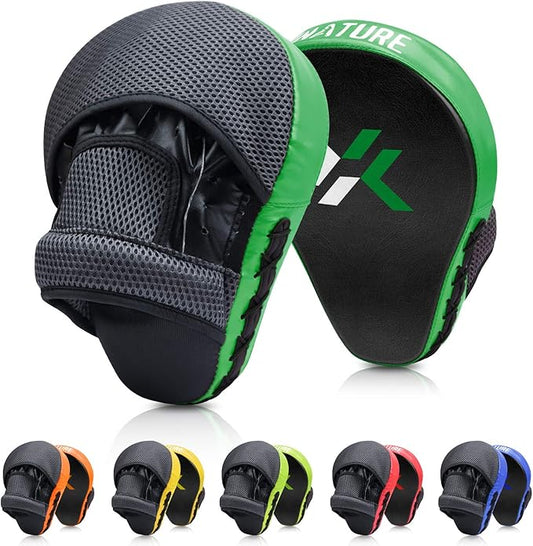 Boxing and MMA Punching Mitts - Hook & Jab Pads, Focus Punch Mitts, Target Focus Pads, and Kick Shield for Muay Thai Training