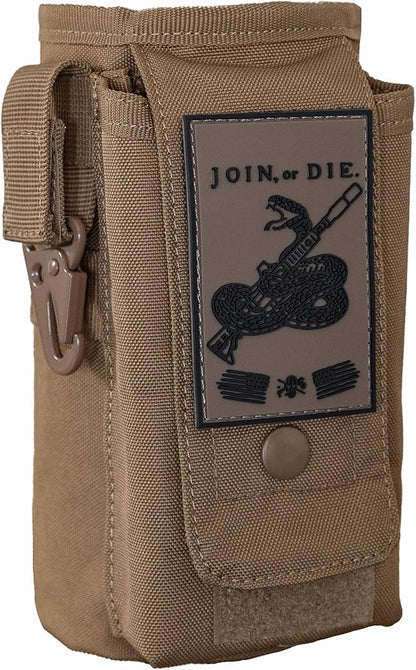 Iron InfideI Battle Bottle Sleeve - 64 oz and 32 oz Water Bottle Sleeve Only for Half Gallon 1L Steel Water Bottle | Rugged Cover with Molle for Versatile Design with Storage for Phone, Wallet & Keys