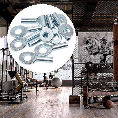 10 Pcs Gym Pulley Machine Cable Eyelet Terminal Interface Port, Gym Machine Accessories For 5Mm/6mm Cable Ball Stopper Interface Port Components For Various Equipment Cables(5mm)