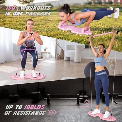 LALAHIGH Portable Home Gym System for Men and 20 Fitness