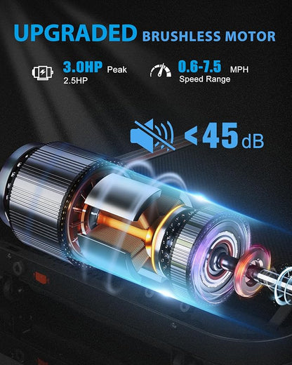 340lb Capacity Walking Pad Treadmill with 12% Incline, Big LED Display Under Desk Treadmill Support Full Manual/3-Preset Countdown/App Mode, Portable Treadmills for Small Spaces