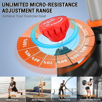 Exercise Bike, WENOKER Stationary Bike for Home, Indoor Bike with Silent Belt Drive, Heavy Flywheel, Multi-grips Handlebar and Upgraded Digital Display