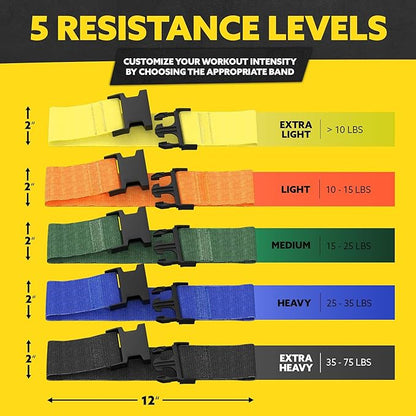 Fabric Resistance Bands for Working Out - Booty Bands for Women and Men - Exercise Bands Resistance Bands Set - Workout Bands Resistance Bands for Legs - Fitness Bands