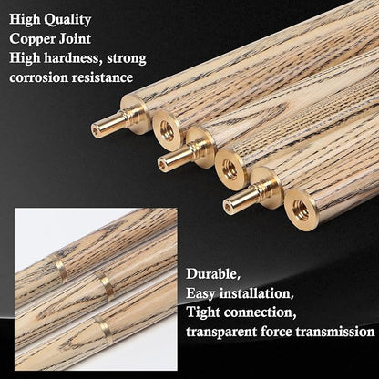 Kmise Pool Cue Set of 3, 57-inch Cue Sticks with 9.5mm Pro Tips, Splicing Process, Handmade from Premium Wood, Pool Sticks for Adults, for Men and Women, Bar Home Taple Sports