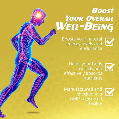 EnergyTune Energy Supplements, Increases Nutrient Absorption and Promotes Overall Health and Immune Support - Non-GMO, Gluten Free, Vegetarian - Veg Capsules (60 Count (Pack of 1))