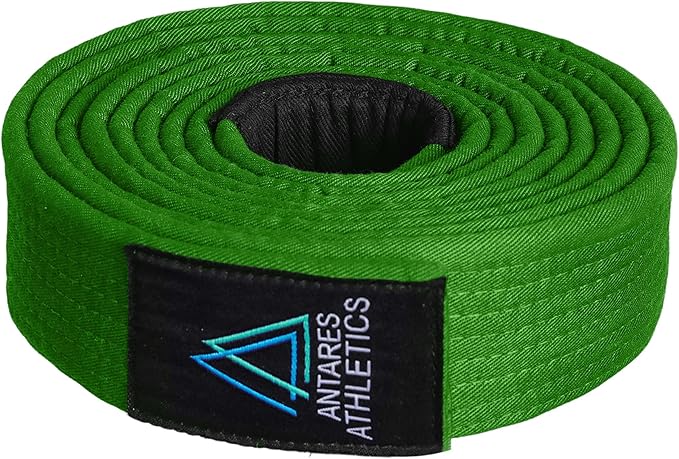BJJ Belt for Men & Women Brazilian Jiu Jitsu Belt with Ranking Stripes Sleeve Bar Kids Jiu Jitsu Gi Belt