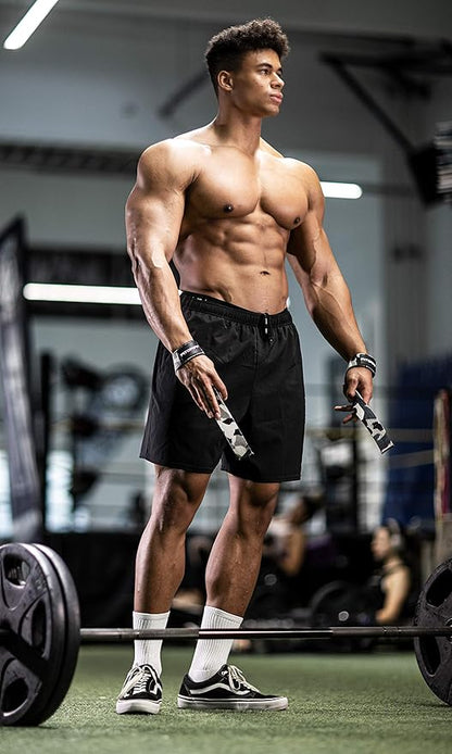 Fitgriff® Lifting Straps & Wrist Wraps (Bundle) Superior Support for Weightlifting & Gym Workouts - for Men and Women