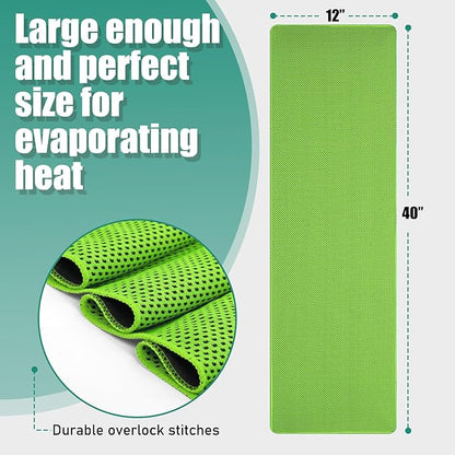 Cooling Towels Pack of 30, 40"*12" Neck Cool Towel Bulk, Cold Towels for Neck and Face, Cooling Rags Sports Towel for Hot Weather, Running, Soccer, Yoga, Gym, Golf