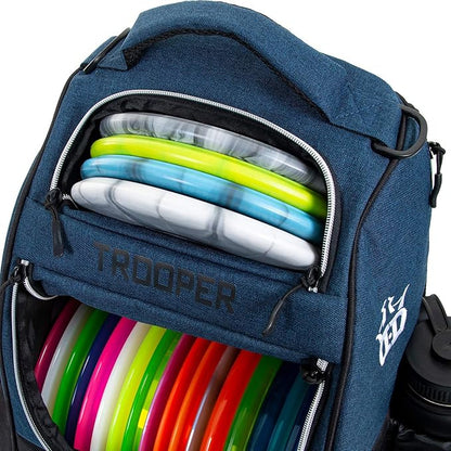 Dynamic Discs Trooper Disc Golf Bag | Large Frisbee Bags with 18+ Discs Capacity | Lightweight & Durable Backpack | Great Gifts or Disc Golf Accessories for Men | Ideal for Beginners & Pro Players