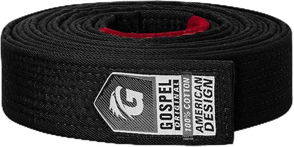 GOSPEL Vintage Series BJJ Belt for Men & Women | Brazilian Jiu Jitsu Belt with Vintage Colors