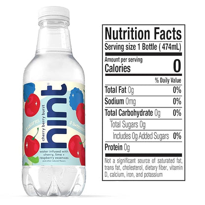 Hint Fruit-Infused Bottled Water, Summer Classics Variety Pack - Sugar Free Flavored Water with Zero Calories, Natural Fruit Essences, and No Artificial Sweeteners - 16 Fl Oz (Pack of 12)