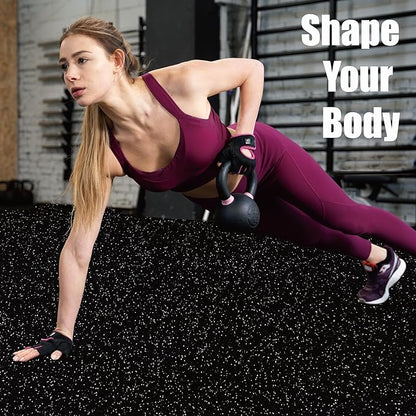 0.56 Inch Thick 48 Sq Ft Gym Flooring 12 Tiles